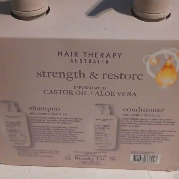 Hair Therapy Australia Castor Oil + Aloe Vera Shampoo & Conditioner Set - Picture 4 of 5